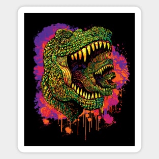 Tyrannosaurus T Rex Cubed Magnet